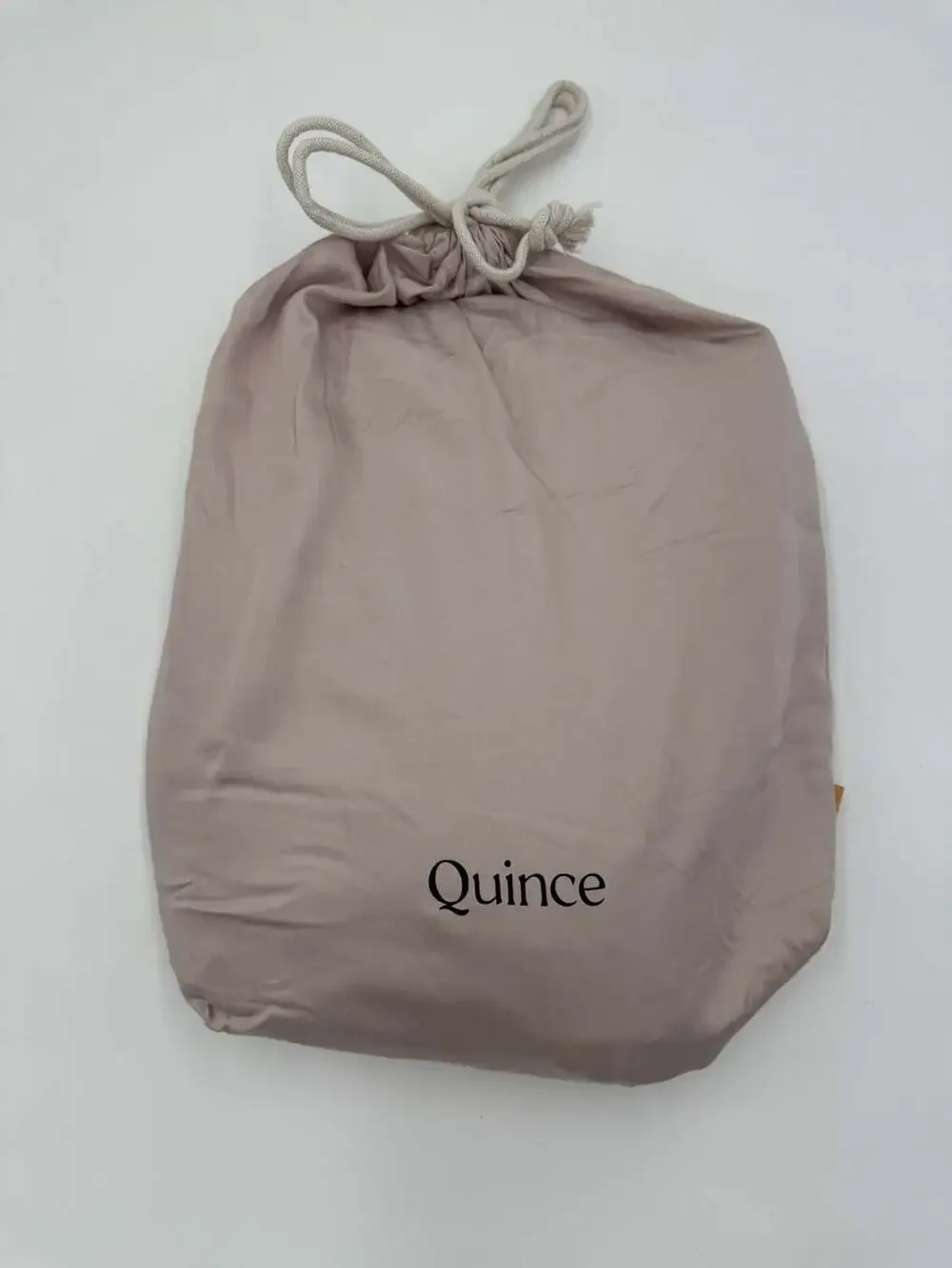 Quince Organic Bamboo Viscose Twin Duvet Cover and Sham Blush NWOT Soft